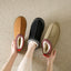 Women's Plush Fleece Ankle Slippers