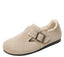 Chic Plush Leather Winter Shoes
