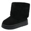 Cozy Plush Mid-Tube Snow Boots